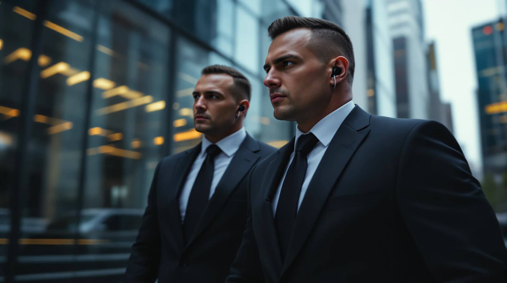 Professional bodyguards providing close protection in Brasília