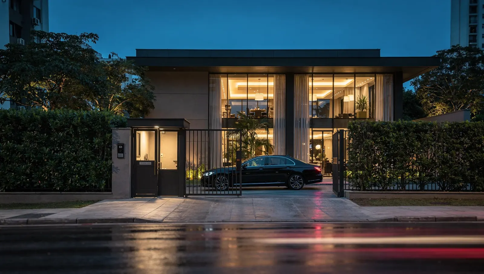 Premium Itaim restaurant with valet inside a closed perimeter — Vanguard standard for delegation dinners