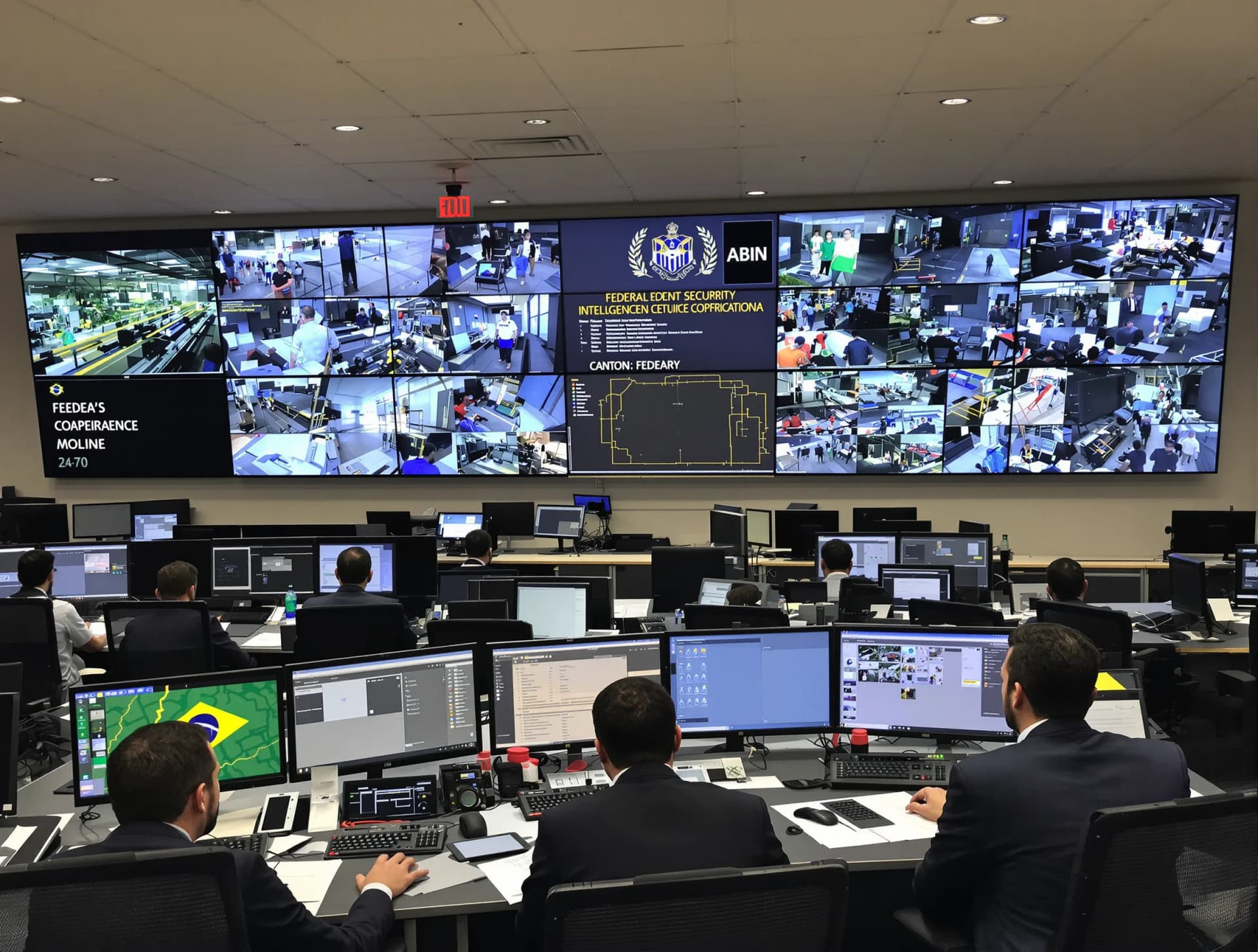 Political monitoring center in Brasília