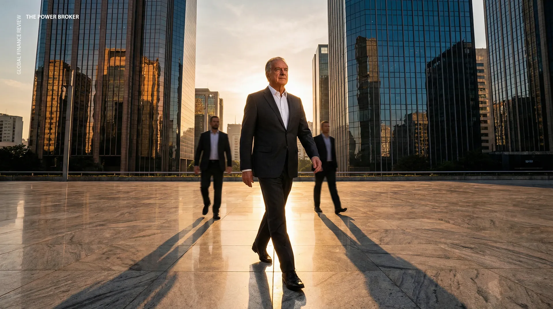 A discreet walk alongside the client in São Paulo — a presence that enables, never restricts